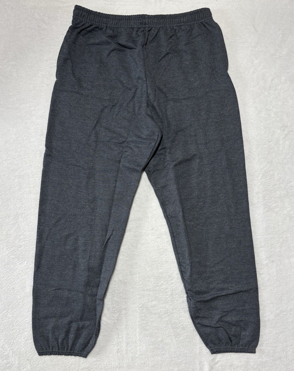 Fruit Of The Loom Sweatpants Mens Large Black Fleece Joggers Pockets